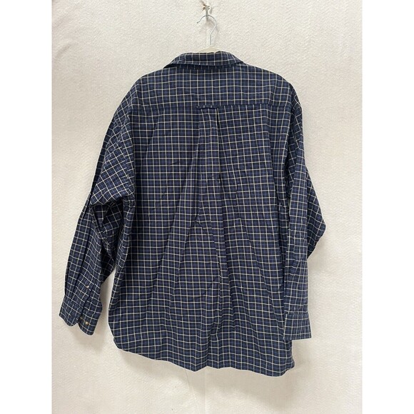 Orvis Blue Plaid Casual Button Down Shirt - Picture 4 of 7
